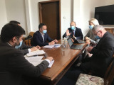 Iunie 2020, negocieri FSSR la sediul MS cu dl. secretar de stat dr. Dragoș Garofil